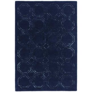 An Image of Nexus Octagon Rug Navy