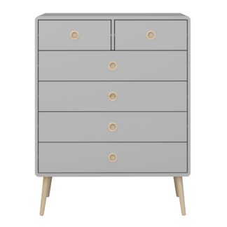 An Image of Softline 6 Drawer Chest Grey