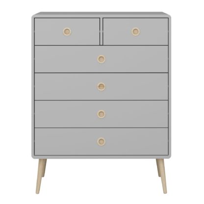 An Image of Softline 6 Drawer Chest Grey