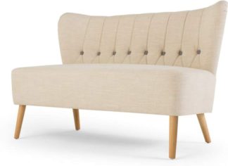 An Image of Charley 2 Seater Sofa, Biscuit Beige