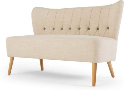 An Image of Charley 2 Seater Sofa, Biscuit Beige