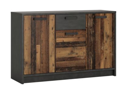 An Image of Nubi 3 Door 1 Drawer Chest - Wood Effect