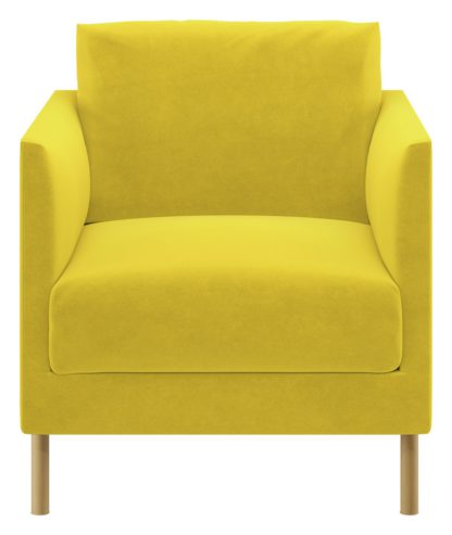 An Image of Habitat Hyde Charcoal Velvet Armchair