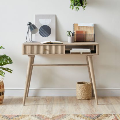4b5653fc20579ebd4614a5681e53d43e05251c0170a65341fb4171a87226f70d.jpg An Image of Priya Desk Wood (Brown)