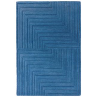 An Image of Form Rug Blue