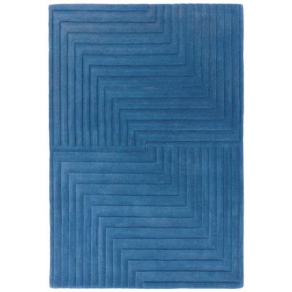 An Image of Form Rug Blue