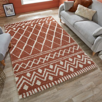 An Image of Souk Berber Rug Cream and Black