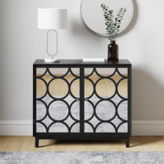 An Image of Delphi Black Small Sideboard Black