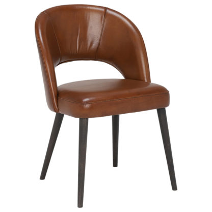 An Image of Beck Leather Dining Chair