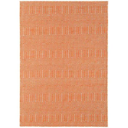 An Image of Sloan Cotton and Wool Rug Orange