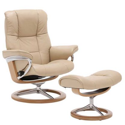 An Image of Stressless Mayfair Classic Chair Stool Batick