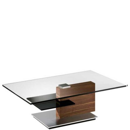 An Image of V Plus Walnut Coffee Table