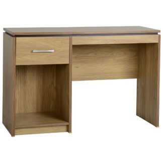 An Image of Charles Oak Computer Desk Natural