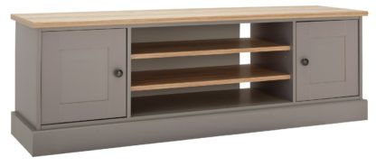 An Image of Habitat Winchester TV Unit - Grey