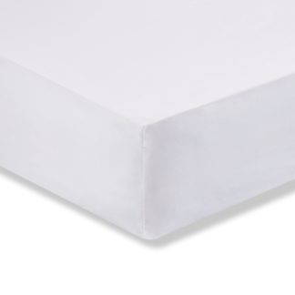 An Image of Hotel Egyptian Cotton Fitted Sheet White