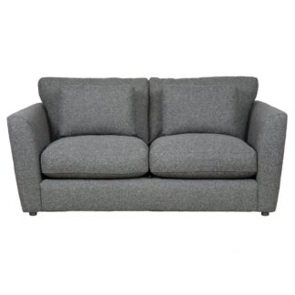 An Image of Esther Fleck Fabric 2 Seater Sofa Charcoal