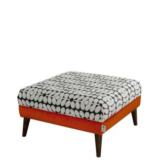 An Image of Orla Kiely Flynn Footstool