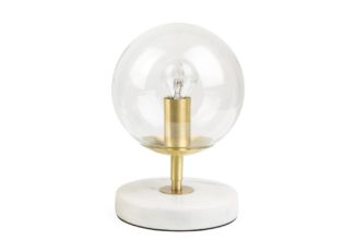 An Image of Joule Table Lamp Clear and Antique Brass