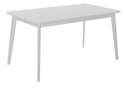 An Image of Habitat Skandi Veneer 6 Seater Dining Table - White Oak