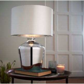 An Image of Courtland Table Lamp Chrome