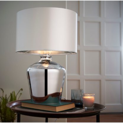 An Image of Courtland Table Lamp Chrome