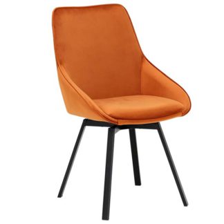 An Image of Beckton Dining Chair Orange