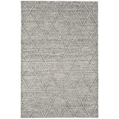 An Image of Coast Diamond Hand Woven Rug Grey Marl