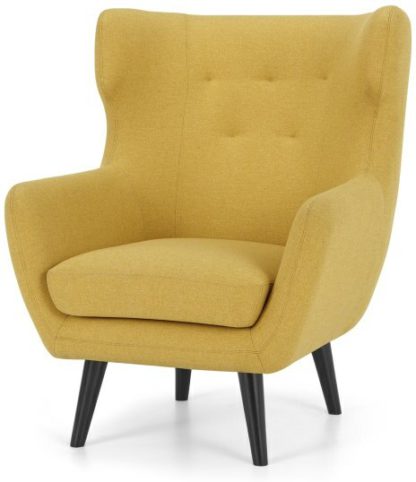 An Image of Hollis Armchair, Orleans Yellow