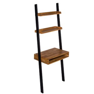 An Image of Copenhagen Ladder Desk Brown