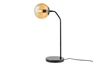 An Image of Heal's Joule Table Lamp Tall Smoke Black