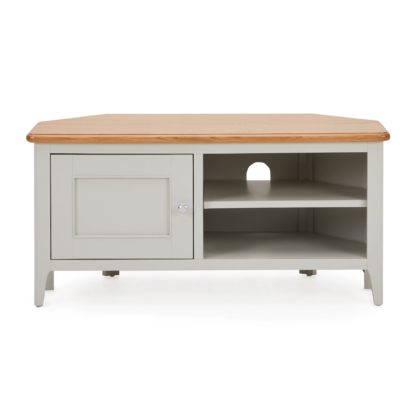 An Image of Freya Corner TV Stand Grey