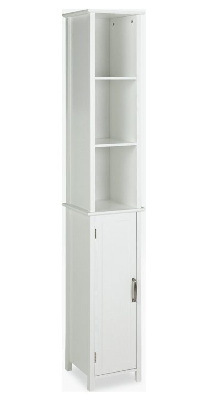 An Image of Argos Home Tongue & Groove Tallboy - White