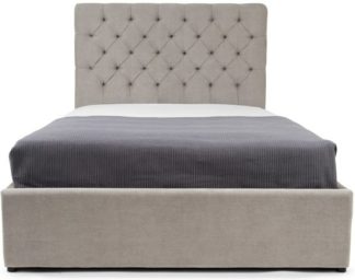 An Image of Skye Super Kingsize Bed with Storage, Owl Grey