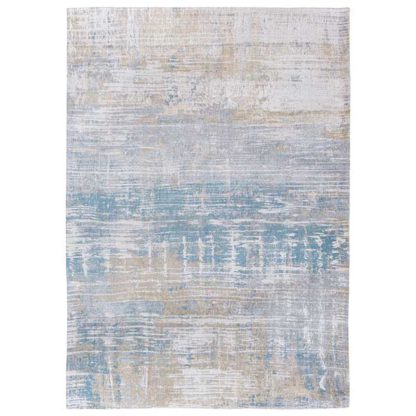 An Image of Atlantic Streaks Rug Long Island Blue