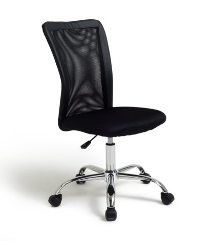 An Image of Habitat Reade Mesh Office Chair - Black