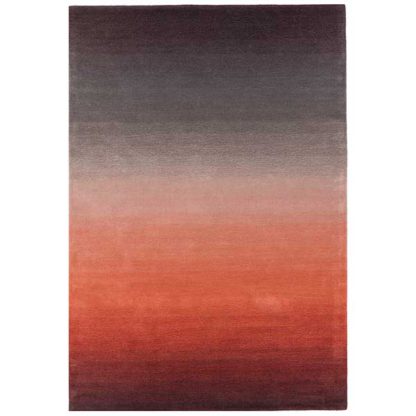 An Image of Ombre Rug Rust