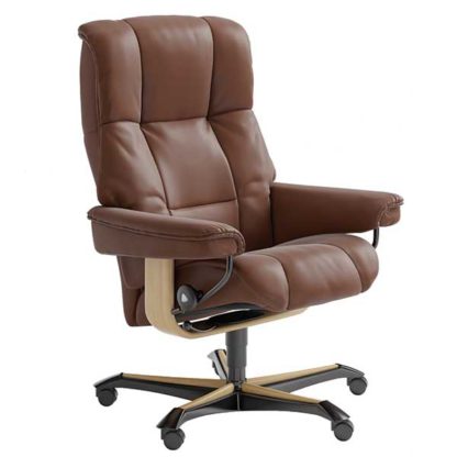 An Image of Stressless Mayfair Office Chair Choice of Leather