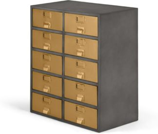 An Image of Stow Large Storage Unit, Brass