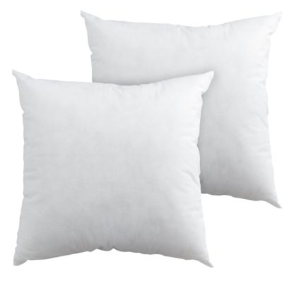 An Image of Argos Home 43x43cm Cushion Pads - 2 Pack