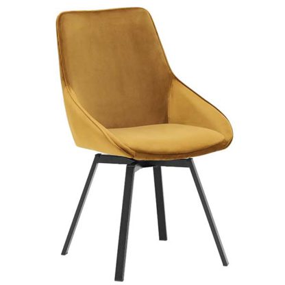 An Image of Beckton Dining Chair Golden