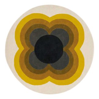 An Image of Orla Kiely Sunflower Yellow Rug