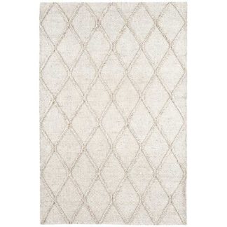 An Image of Coast Diamond Hand Woven Rug Cream