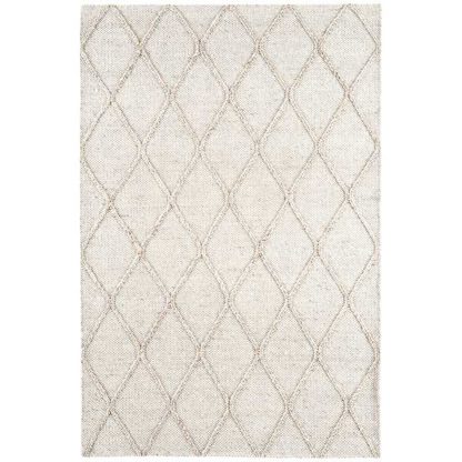 An Image of Coast Diamond Hand Woven Rug Cream