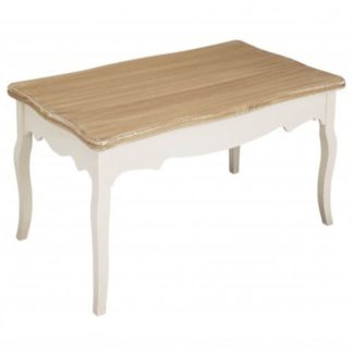 An Image of Juliette Coffee Table White and Brown