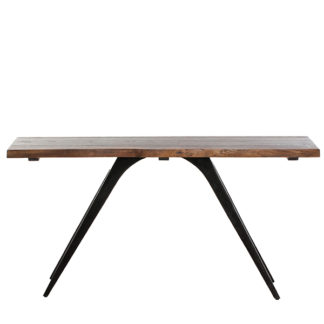 An Image of Vega Solid Oak Console Table