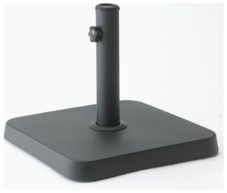 An Image of Argos Home Concrete Parasol Base - Black