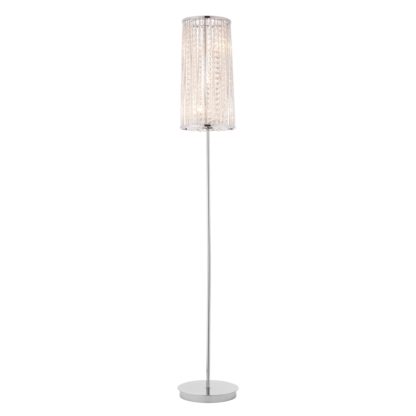 An Image of Florala Floor Lamp Chrome