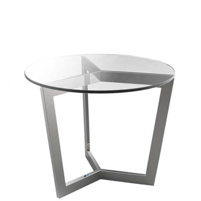 An Image of Reflect Glass Side Table Crystal