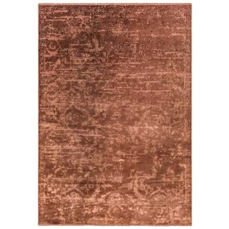 An Image of Zadana Abstract Rug Rust