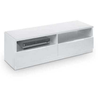 a145e928fd937c75a7e9e7e273c454c031d6c06a5d7bbec0b1df96703a6f08be.jpg An Image of Manhattan 2 Drawer Media Unit White